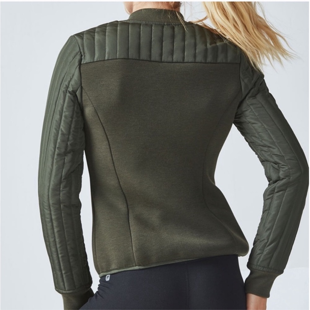 Fabletics Quilted Bomber Jacket - image 2